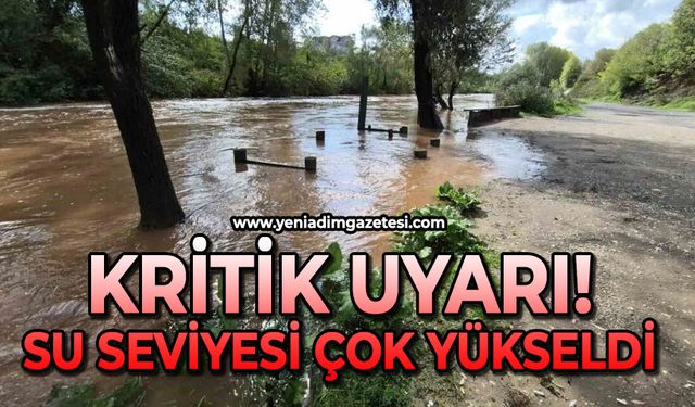 Uyarı geldi: Irmak taşmaya başladı
