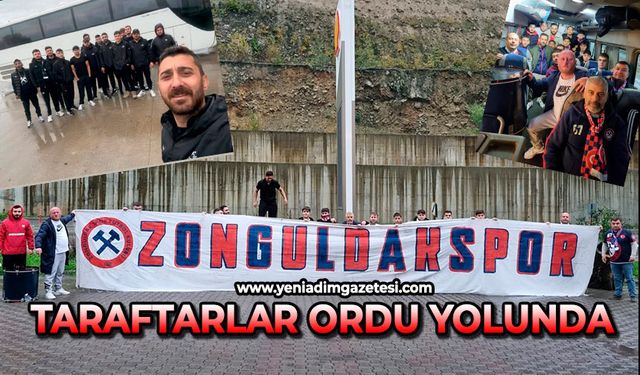 Taraftarlar Ordu yolunda