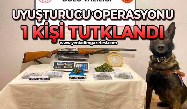 Uyuşturucu operasyonu: 1 tutuklama