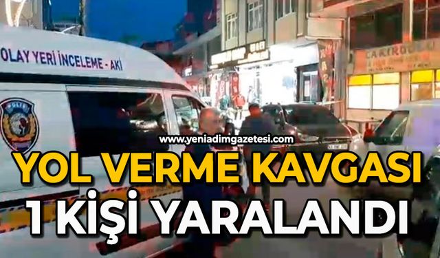 Yol verme kavgası: 1 kişi yaralandı
