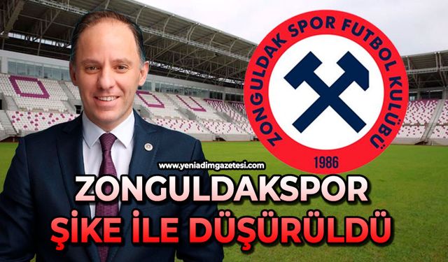 Zonguldakspor şike ile düşürüldü