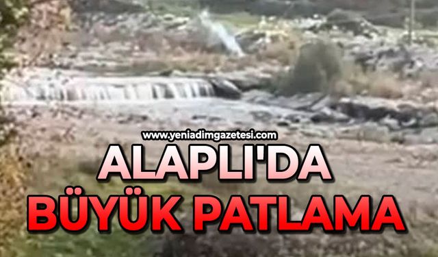 Alaplı'da büyük patlama