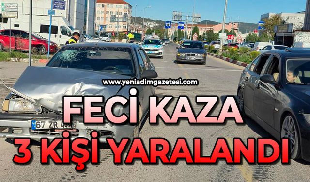 Feci kaza: 3 kişi yaralandı