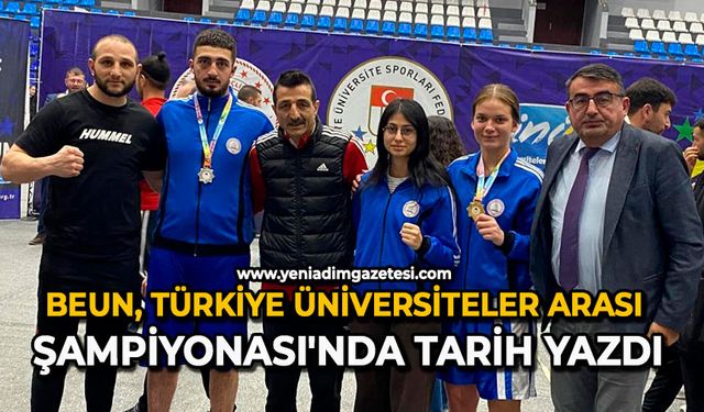 BEUN, Türkiye Üniversiteler Arası Şampiyonası’nda tarih yazdı