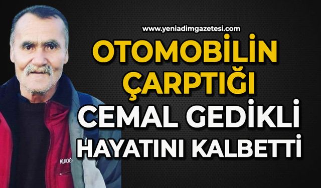 Yaşlı adama otomobil çarptı: 1 ölü