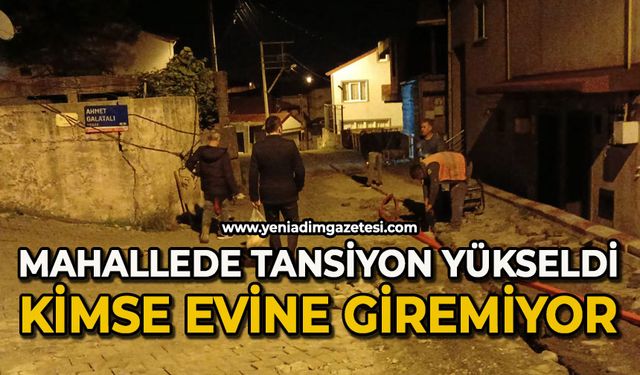 Mahallede tansiyon yükseldi: Evlerine giremiyorlar