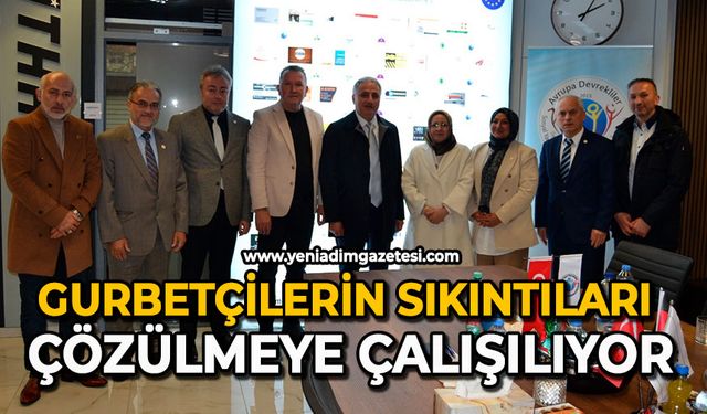Gurbetçilerin sıkıntıları çözülmeye çalışılıyor