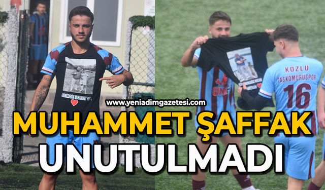 Muhammet Şaffak unutulmadı