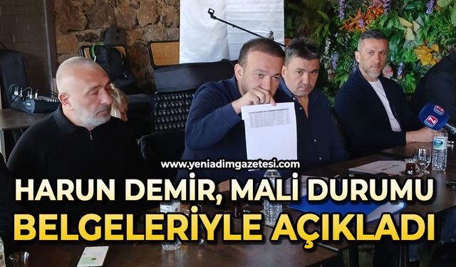 Harun Demir kulübe ne kadar para harcandığını  belgeleriyle açıkladı