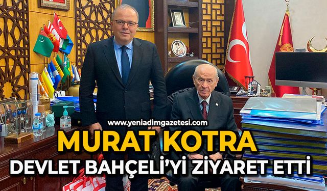 Murat Kotra, Devlet Bahçeli'yi ziyaret etti