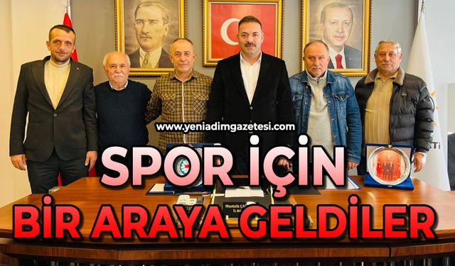 Spor için bir araya geldiler