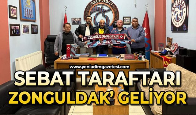 Sebat taraftarı Zonguldak'a geliyor