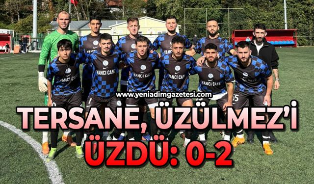Tersane Üzülmez'i üzdü: 0-2
