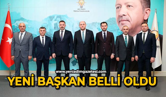 Yeni başkan belli oldu