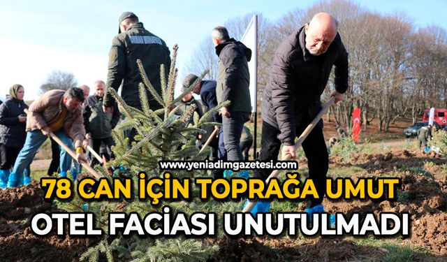 78 can için toprağa umut: Otel faciası unutulmadı