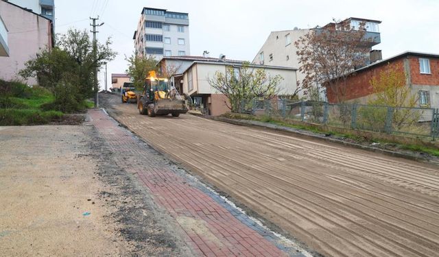 Altyapı çalışması sonrası 21 bin tonluk asfalt çalışması