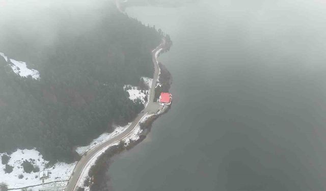 Abant Gölü Milli Parkı'nın kuş bakışı güzelliği