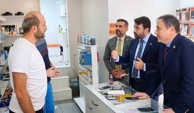 AK Parti heyeti Safranbolu'da esnafların taleplerini dinledi