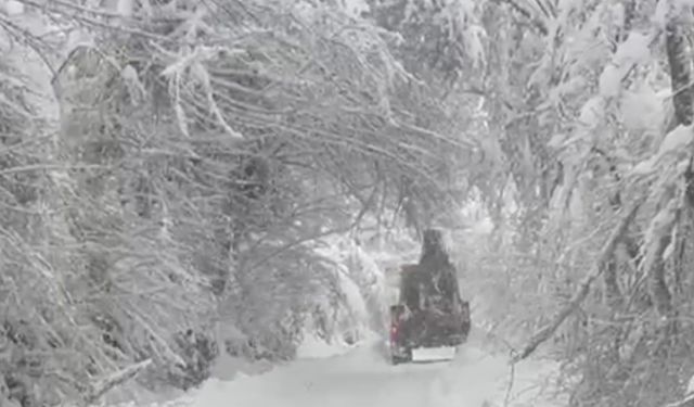 Bartın'da 30 köy yolu ulaşıma kapandı