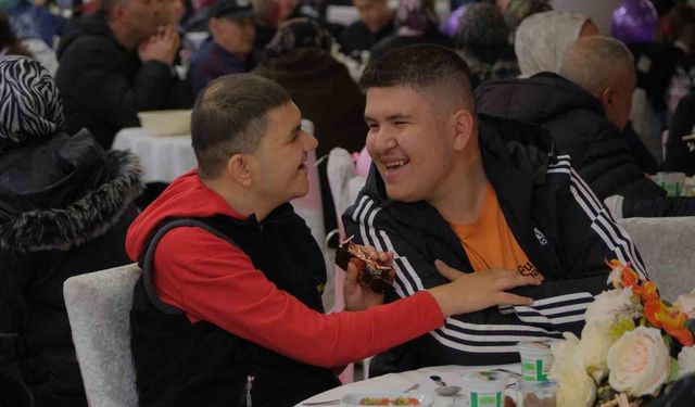 Bolu'da özel bireyler unutulmadı