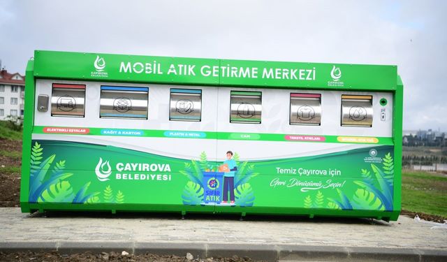 Çayırova'da 4 noktaya daha 'mobil atık merkezi' kuruldu