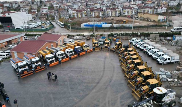 Kar alarmı: 425 personel ve 73 araçla teyakkuzda