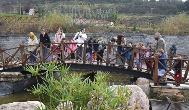 Minik öğrenciler bahçe bitkilerini öğrendi