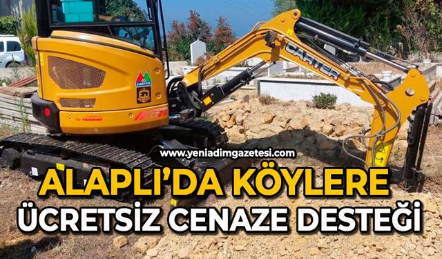 Alaplı'da köylere ücretsiz cenaze desteği