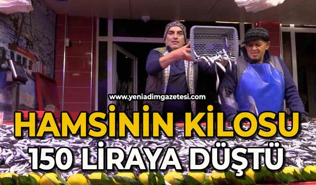 Hamsinin kilosu 150 liraya düştü
