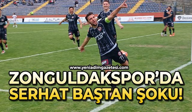 Zonguldakspor’da Serhat Baştan şoku!