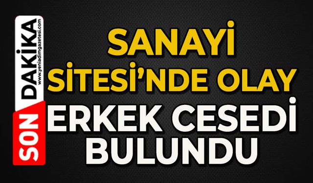 Sanayi sitesinde olay: Dükkanda ölü bulundu
