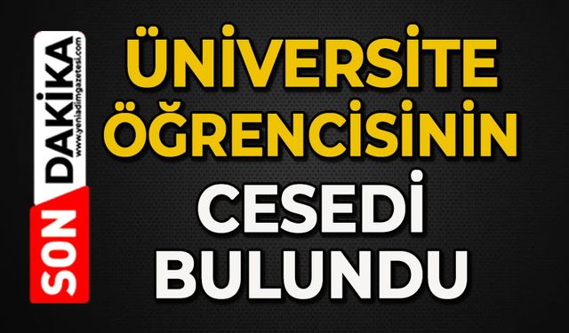 Üniversite öğrencisi yolda ölü bulundu