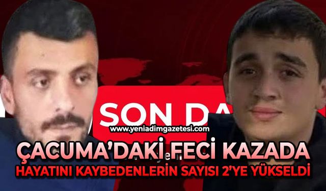 Çaycuma'daki feci kazada ölenlerin sayısı 2'ye çıktı