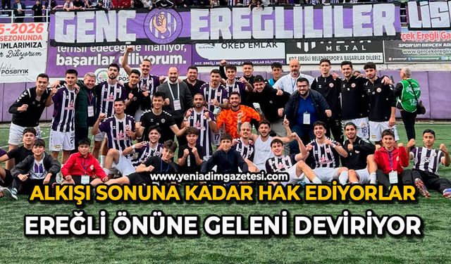 Alkışı sonuna kadar hak ediyorlar: Ereğli önüne geleni deviriyor