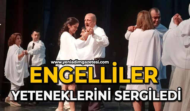 Engelliler yeteneklerini sergiledi