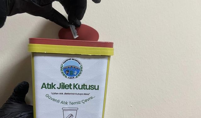 Taşköprü Belediyesi, atık jiletleri toplayacak