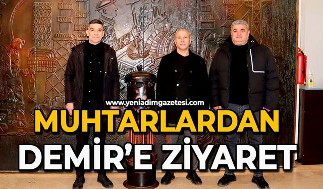 Muhtarlardan Demir’e ziyaret