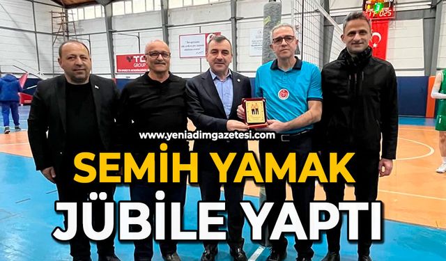 Semih Yamak jübile yaptı