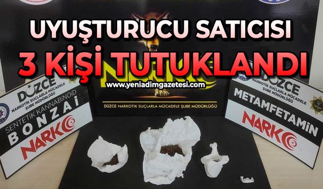Uyuşturucu satıcısı 3 kişi tutuklandı