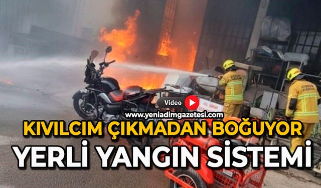 Kıvılcım çıkmadan boğuyor: Yerli yangın sistemi
