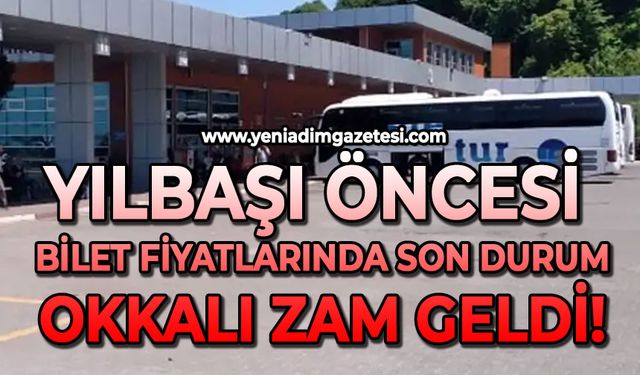 Yılbaşı öncesi bilet fiyatlarında son durum: Okkalı zam geldi!
