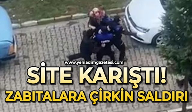 Site karıştı: Zabıtalara saldırdılar