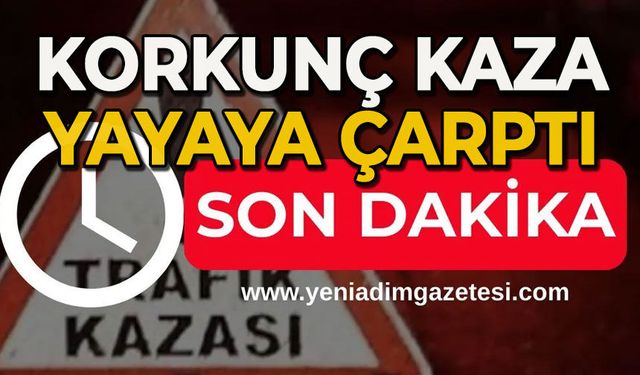 Otomobilin çarptığı yaya yaralandı