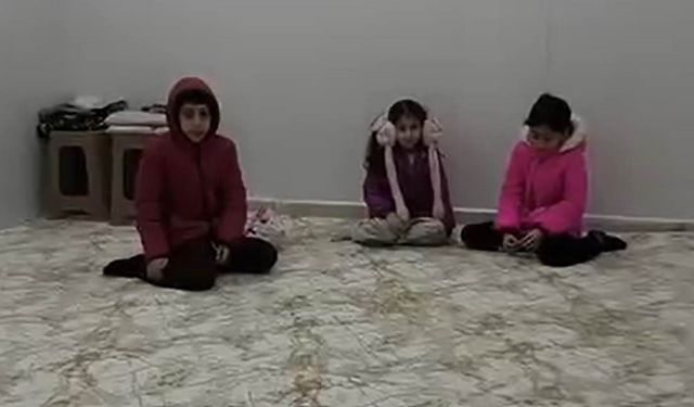 Eşi cezaevine giren kadın çocuklarıyla birlikte hastane mescidine sığındı