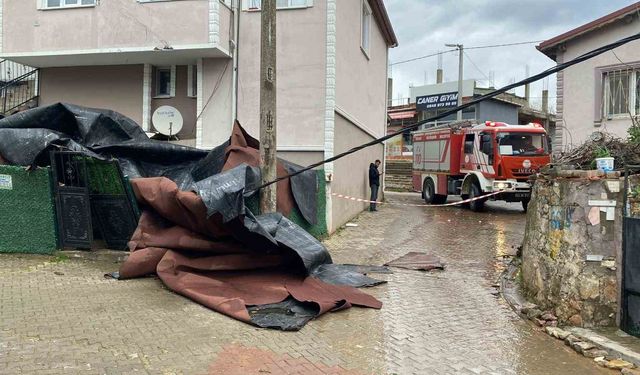 Fırtına sonrası hasar büyük oldu