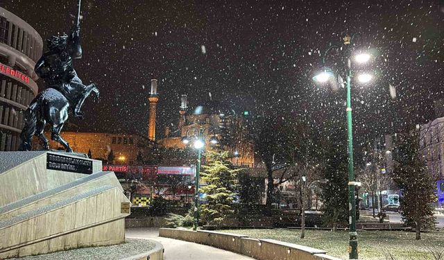 Kar yağışı başladı