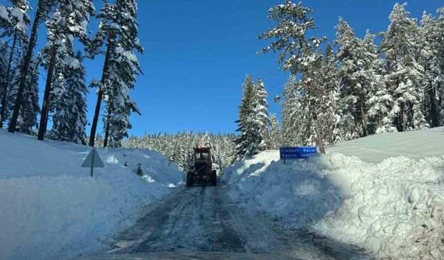 Karla kapanan 278 köy yolundan 260'ı açıldı