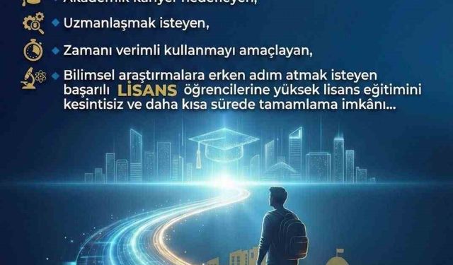 KBÜ'de bütünleşik yüksek lisans başvuruları başlıyor