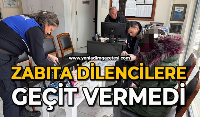 Zabıta dilencilere geçit vermedi