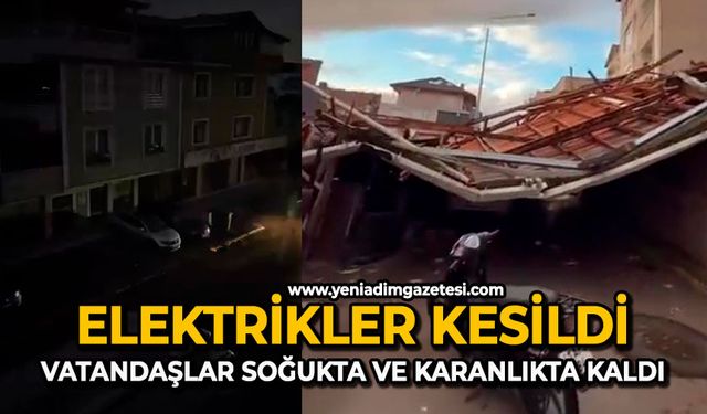 Elektrikler kesildi: Vatandaşlar soğukta ve karanlıkta kaldı